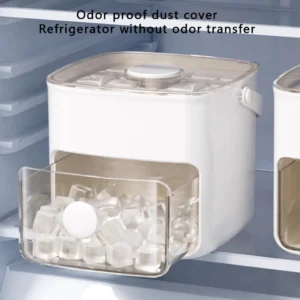 Caixa De Produção De Cubos De Gelo , Bandejas Para Congelamento , Bandeja Com Tampa E YUE5