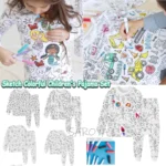 DIY Criancas Pijamas Colorir 1