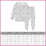 DIY Criancas Pijamas Colorir 6