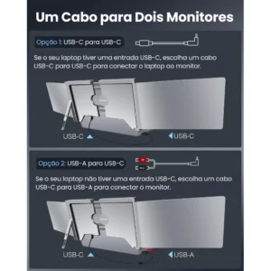 Extensor De Tela Para Laptop Monitor De Ultrafino 145