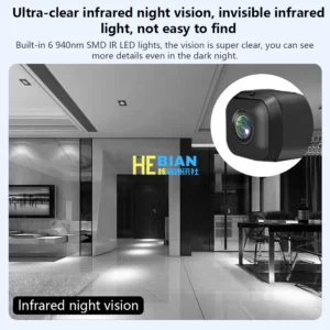 HBIAN 5MP 4G Cartão SIM Card Wifi USB Mini Câmera IP CCTV7