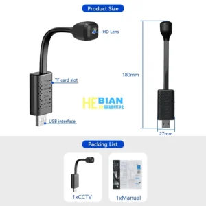 HBIAN 5MP 4G Cartão SIM Card Wifi USB Mini Câmera IP CCTV8