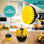 Kit 3 Escovas De Limpeza1
