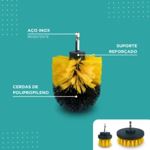 Kit 3 Escovas De Limpeza4