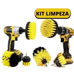Kit Escovas De Limpeza Pesada Para Parafusadeira Furadeira1