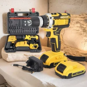 Parafusadeira Furadeira 12V 21V 2 Baterias8