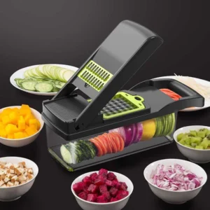 Slicer Aco Inox 14 em 1 Fatiador Cortador Ralador De Legumes Verduras Frutas Alimentos1