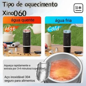 3 em 1 cafeteira portátil sem fio, para carro, casa, viagem, compatível com cápsulas4