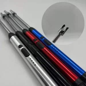Acendedor De Velas USB Recarragavel isqueiro de plasma elétrico a prova de vento Flamesless Long Arc lighters1