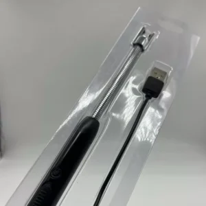 Acendedor De Velas USB Recarragavel isqueiro de plasma elétrico a prova de vento Flamesless Long Arc lighters5