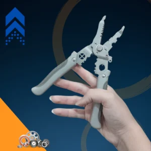 Alicate de Cortador de Fio Multifuncional Ferramenta Profissional de Cabo de Crimpagem Cortador de Fio e Decapador6