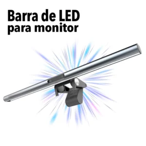 Barra De Led Monitor Luminária Usb Barra Led Cores Luz Monitor Notebook Ajustar2