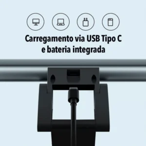 Barra De Led Monitor Luminária Usb Barra Led Cores Luz Monitor Notebook Ajustar4