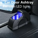 Cinzeiro De Porta De Carro À Prova De Vento Premium design Elegante Com Forro De metal2