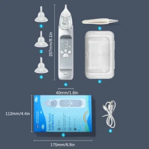 Datiger Aspirador Nasal Para Bebe Saca Mocos Electrico Limpi4