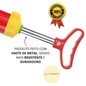 Desentupidor Manual De Pia Vaso Ralo Cano Esgoto Tipo Bomba Sucção 150mm Alta Pressão4