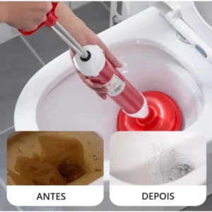 Desentupidor Manual De Pia Vaso Ralo Cano Esgoto Tipo Bomba Sucção 150mm Alta Pressão8