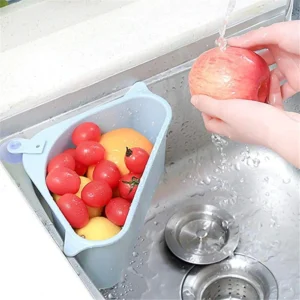 Escorredor Ajustável Pia Cozinha Retrátil Frutas Legumes2