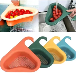 Escorredor Ajustável Pia Cozinha Retrátil Frutas Legumes3