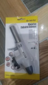 Maçarico Culinário Portátil de Cozinha Multiuso Manual com Controle de Chama Gourmet5