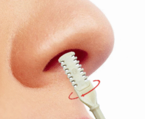 Máquina De Cortar Cabelo De Nariz De Cabeça Dupla 4 Unidades Rotação manual 10