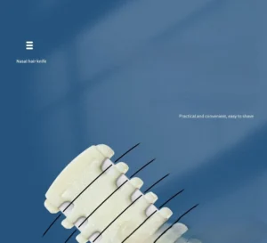 Máquina De Cortar Cabelo De Nariz De Cabeça Dupla , 4 Unidades , Rotação manual6