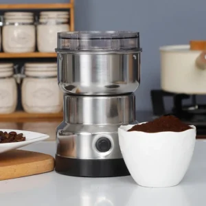 Moedor Triturador De Café Grãos Elétrico Inox Bivolt1