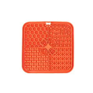 Tapete Lambedor Inibidor de Ansiedade Silicone com Ventosa Comedouro Lento Pet ,Cães E Gatos Grande2