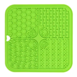 Tapete Lambedor Inibidor de Ansiedade Silicone com Ventosa Comedouro Lento Pet ,Cães E Gatos Grande3