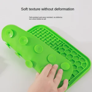 Tapete Lambedor Inibidor de Ansiedade Silicone com Ventosa Comedouro Lento Pet ,Cães E Gatos Grande9