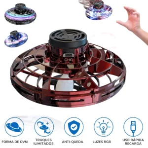 pinner Boomerang Mini Drone Com Luz Presente infantil Voador Interativo Criança4