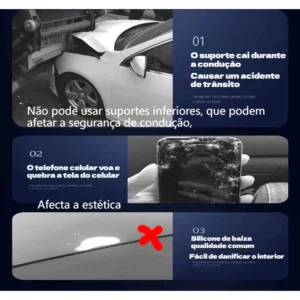 suporte celular suporte magnético assessórios para carro automotivo6