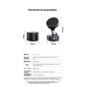 suporte celular suporte magnético assessórios para carro automotivo69
