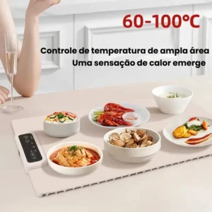 Bandeja De Aquecimento Elétrica Com Temperatura Ajustável Dobrável1