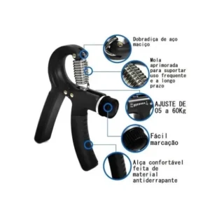 Hand Grip Mola Com Ajuste 5kg A 60kg Fisioterapia7