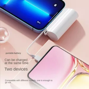 Mini carregador portatil power bank para celular IPNHONE Samsung Xiaomi1