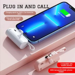 Mini carregador portatil power bank para celular IPNHONE Samsung Xiaomi4